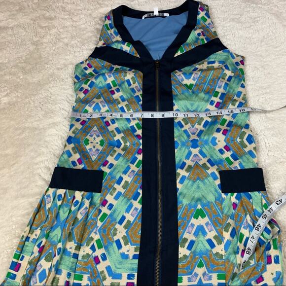 Collective Concepts drop waist zipper front dress, size small - Picture 9 of 12